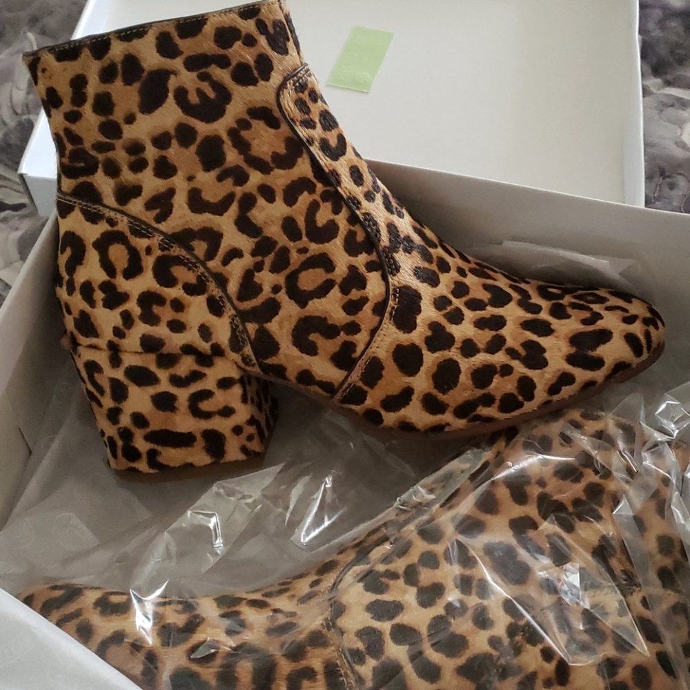 Steve Madden Kristina Leopard Booties
